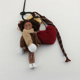 Porte-Clés Cœur Cartoon – Modèle Souple