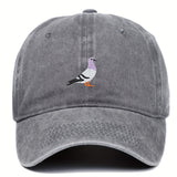 Pigeon Water-Washed Baseball Cap