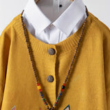 Plus Size, 3D Floral Print Cardigan - Lightweight Round Neck Button-Front Sweater, All-Season Casual & Formal Outfit Essential, Elegant Women's Fashion with Vibrant Design, Sweater Cardigan, Versatile Layering, Stylish Pullover, Durable Construction, But