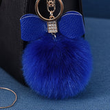 Rabbit Pompom Keychain
