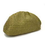 A stylish hand-woven straw keychain for women, lightweight and portable with large capacity, perfect for beach, vacation, shopping, picnic, tea party, festival, gift and dating.