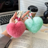 Porte-Clés Cœur Pêche