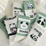 Lot de 8 Paires de Chaussettes Panda Mignon