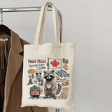 “Canadian Raccoon” Tote Bag