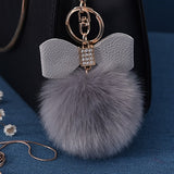 Rabbit Pompom Keychain