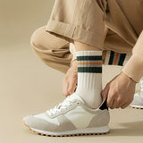 [Warm Men's Socks] 5 Pairs of Thickened and Warm Men's Long Socks | Comfortable Winter Mid-Calf Sports Socks