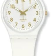 Swatch White Bishop Montre Unisexe à Quartz SO28W106-S14