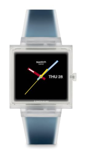 Swatch What IF Montre Unisexe Quartz Biocéramique SO34G700
