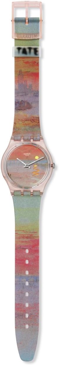 Swatch Turner's Scarlet Sunset Montre Unisexe à Quartz SO28Z700
