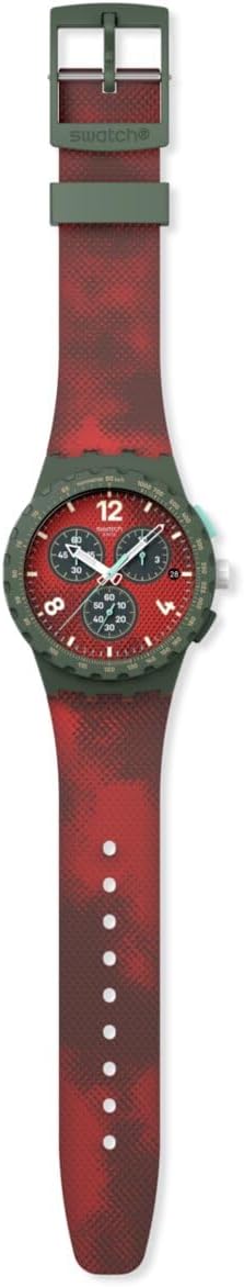 Swatch CRIMSON FOLIAGE Montre Unisexe à Quartz SUSG410