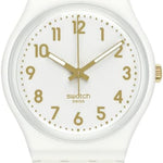 Swatch White Bishop Montre Unisexe à Quartz SO28W106-S14