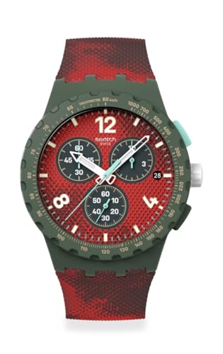 Swatch CRIMSON FOLIAGE Montre Unisexe à Quartz SUSG410