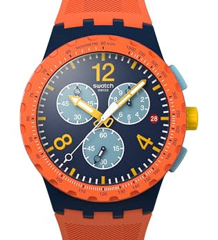 Swatch Chrono Essentials Montre Unisexe à Quartz SUSP400