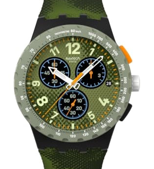 Swatch CRIMSON FOLIAGE Montre Unisexe à Quartz SUSG410