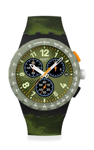Swatch CRIMSON FOLIAGE Montre Unisexe à Quartz SUSG410