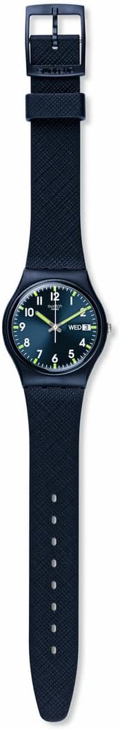 Swatch SIR BLUE Montre Unisexe à Quartz SO28N702