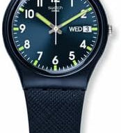 Swatch SIR BLUE Montre Unisexe à Quartz SO28N702