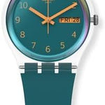 Swatch Blue Away Montre Unisexe à Quartz SO28K700