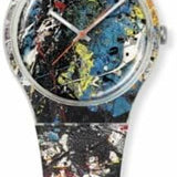Swatch POLLOCK'S ALCHEMY Montre Unisexe à Quartz SUOZ366