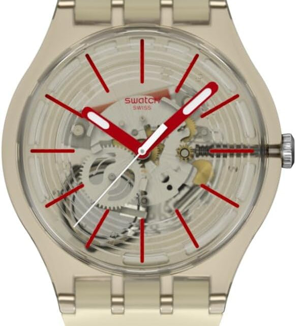 Swatch New Gent Essentials Montre Unisexe à Quartz SO29K119