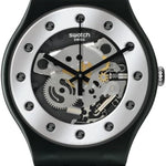 Swatch SILVER GLAM AGAIN Montre Unisexe à Quartz SO29B109