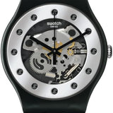 Swatch SILVER GLAM AGAIN Montre Unisexe à Quartz SO29B109