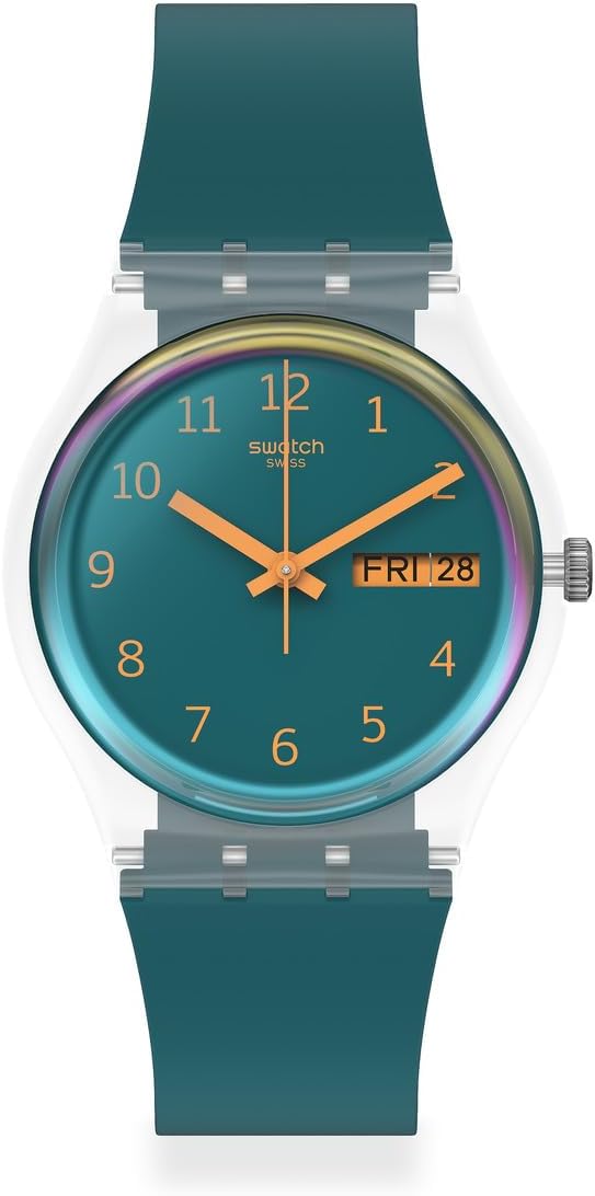 Swatch Blue Away Montre Unisexe à Quartz SO28K700
