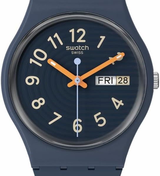 Swatch Trendy Lines at Night Montre Unisexe à Quartz SO28I700