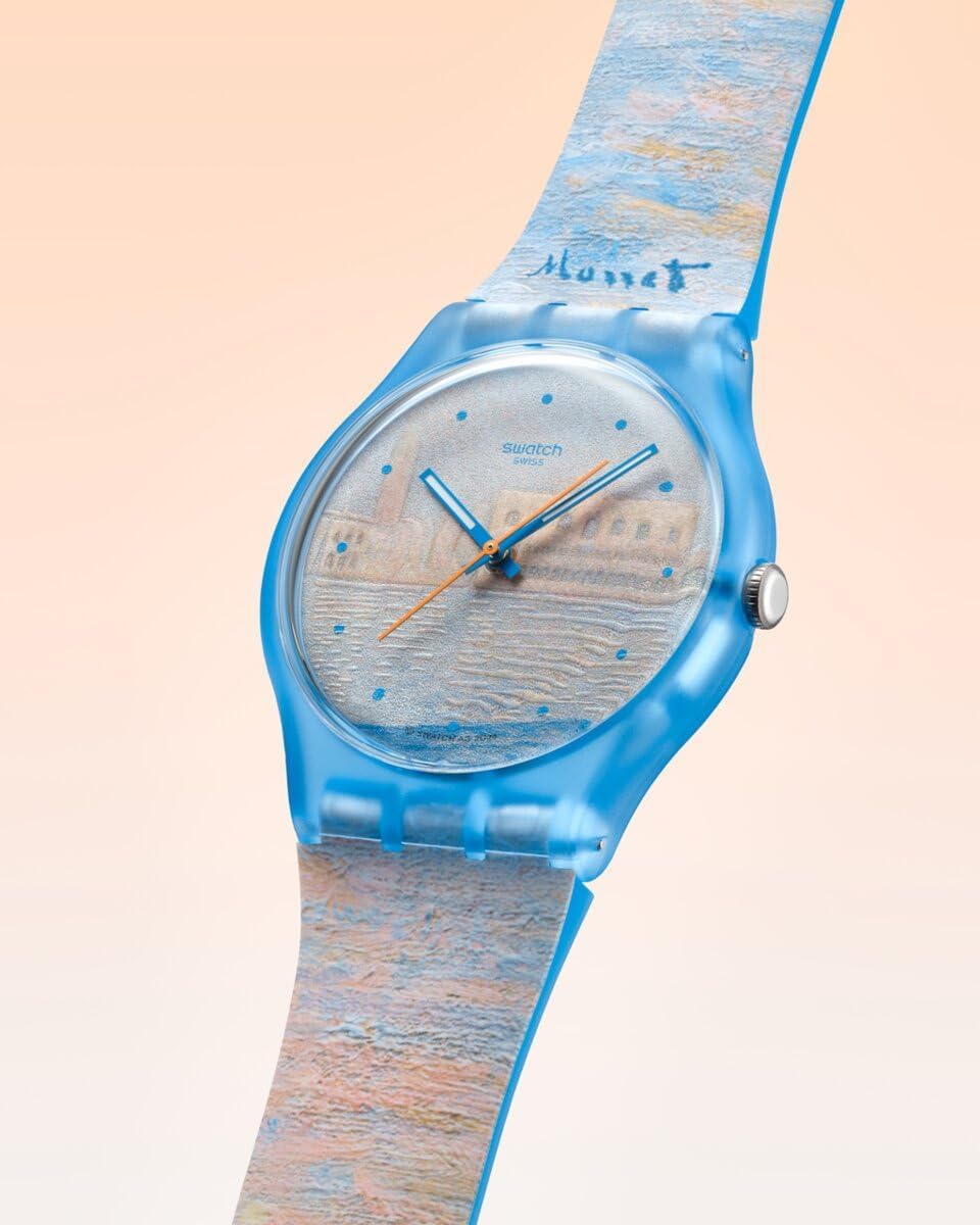 Swatch Monet's Palazzo DUCALE Montre Unisexe à Quartz SO29Z150