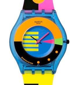 Swatch NEON Montre Unisexe à Quartz SS08S101