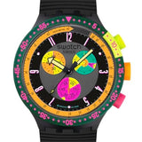 Swatch Big Bold Neon Montre Unisexe à Quartz Biosourcée