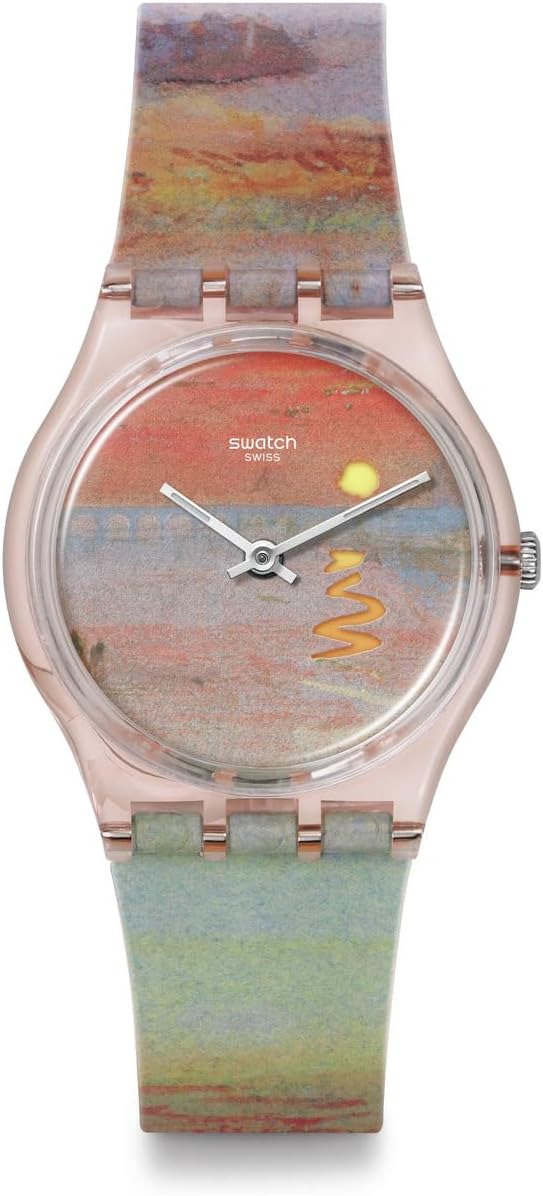 Swatch Turner's Scarlet Sunset Montre Unisexe à Quartz SO28Z700