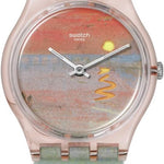 Swatch Turner's Scarlet Sunset Montre Unisexe à Quartz SO28Z700