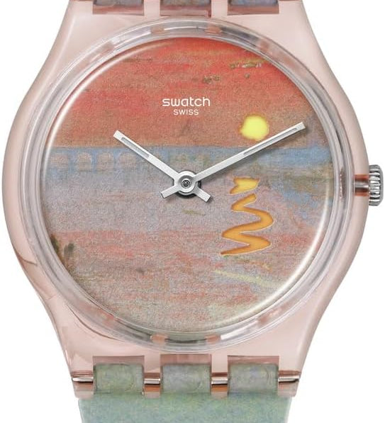 Swatch Turner's Scarlet Sunset Montre Unisexe à Quartz SO28Z700