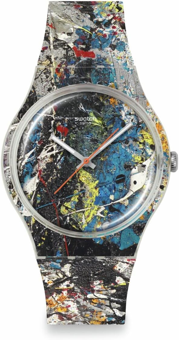 Swatch POLLOCK'S ALCHEMY Montre Unisexe à Quartz SUOZ366
