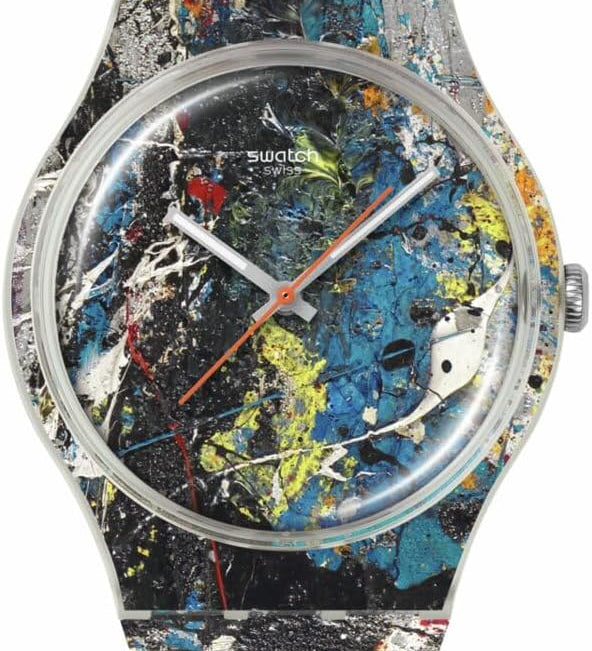 Swatch POLLOCK'S ALCHEMY Montre Unisexe à Quartz SUOZ366