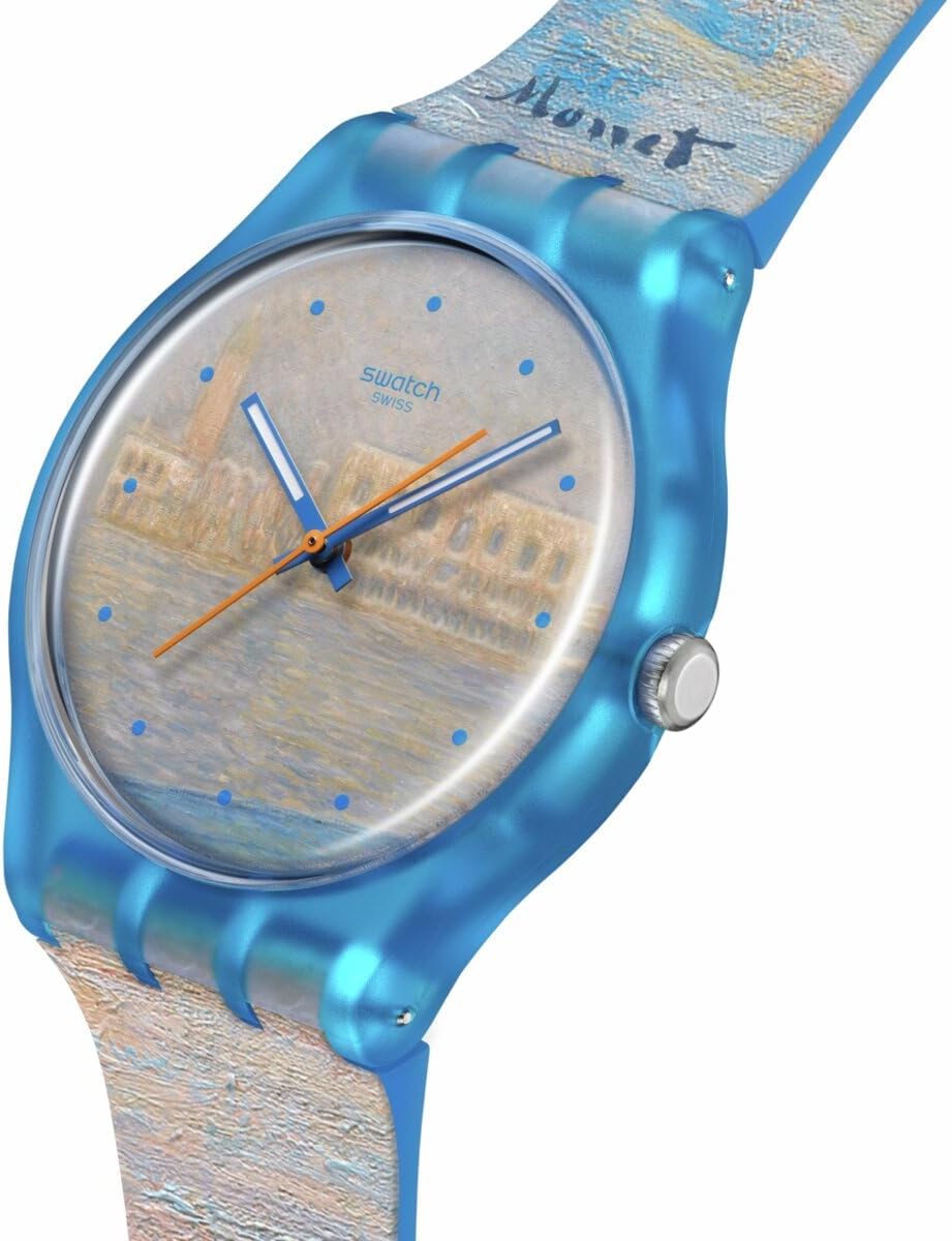 Swatch Monet's Palazzo DUCALE Montre Unisexe à Quartz SO29Z150