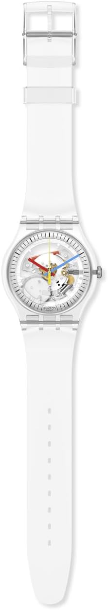 Swatch Clearly NEW Gent Montre Unisexe à Quartz SO29K100-S06