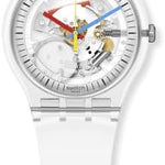 Swatch Clearly NEW Gent Montre Unisexe à Quartz SO29K100-S06