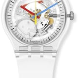 Swatch Clearly NEW Gent Montre Unisexe à Quartz SO29K100-S06