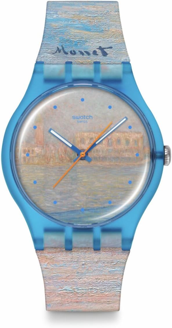 Swatch Monet's Palazzo DUCALE Montre Unisexe à Quartz SO29Z150