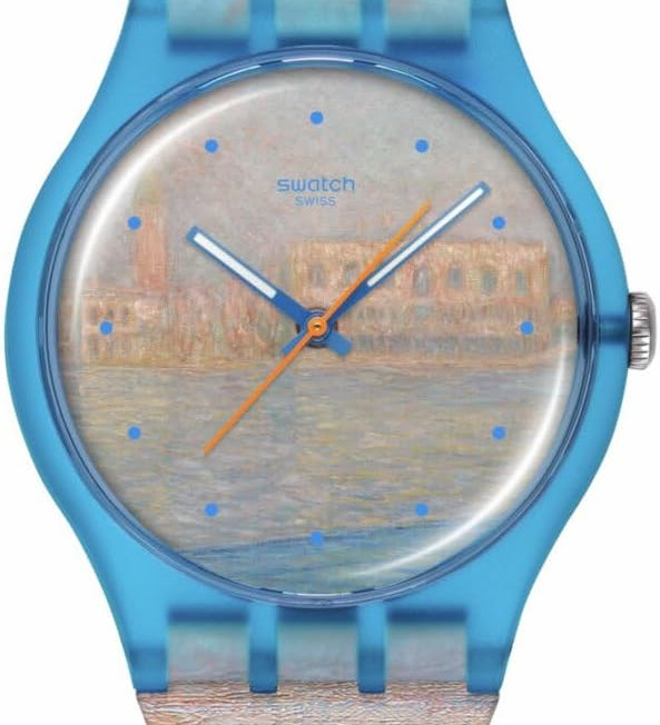 Swatch Monet's Palazzo DUCALE Montre Unisexe à Quartz SO29Z150