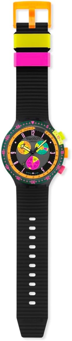 Swatch Big Bold Neon Montre Unisexe à Quartz Biosourcée