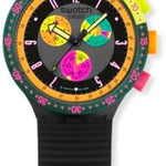 Swatch Big Bold Neon Montre Unisexe à Quartz Biosourcée
