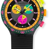 Swatch Big Bold Neon Montre Unisexe à Quartz Biosourcée