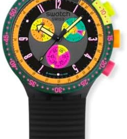Swatch Big Bold Neon Montre Unisexe à Quartz Biosourcée