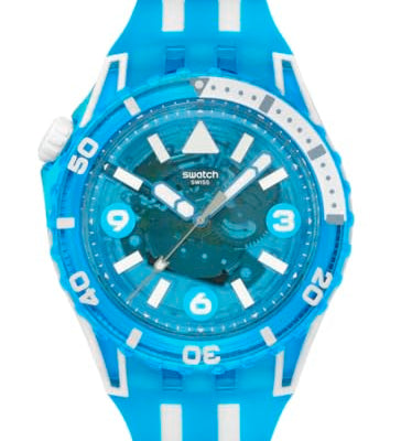 Swatch SCUBAQUA Montre Unisexe à Quartz SSCU09S100