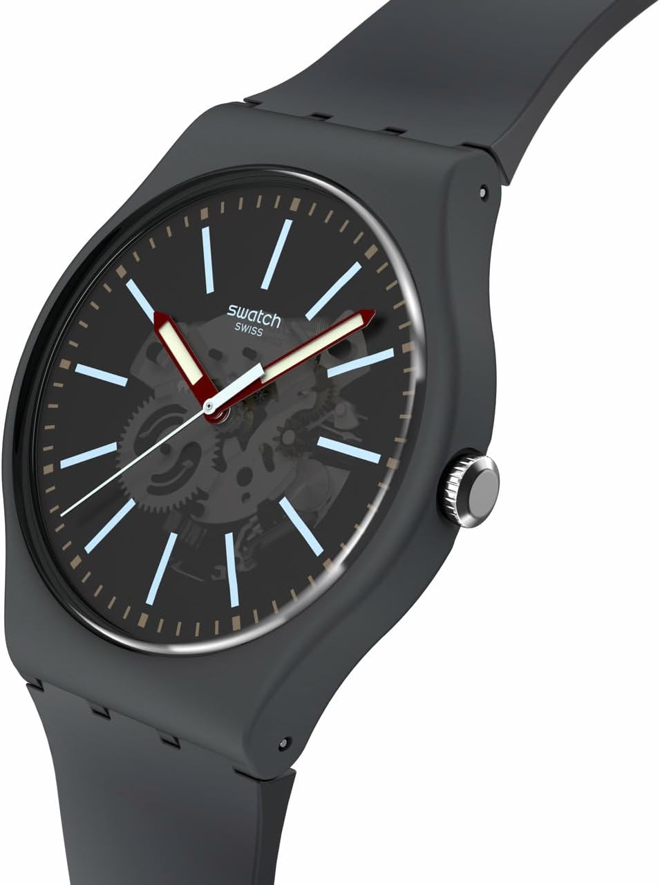 Swatch COBBLESTONE STREET Montre Unisexe à Quartz SO29A101