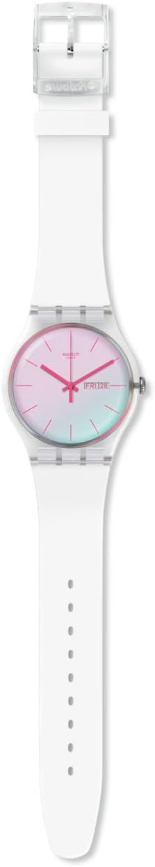 Swatch POLAWHITE Montre Unisexe à Quartz SO29K704-S14