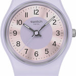 Swatch Lilac Lightness Montre Femmes à Quartz LV121